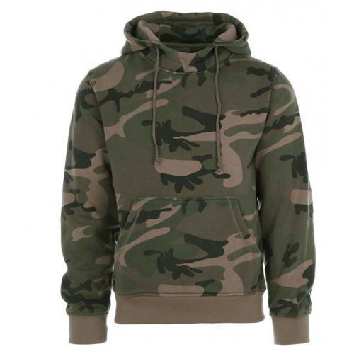 Hættetrøje Woodland Camouflage