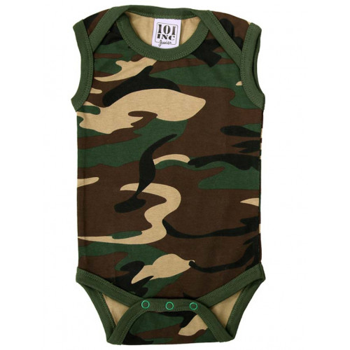 Baby body Woodland camouflage