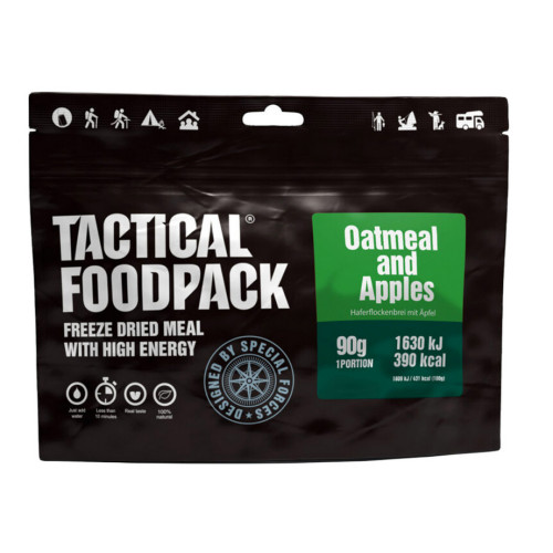 Tactical Foodpack Oatmeal and Apples 90g