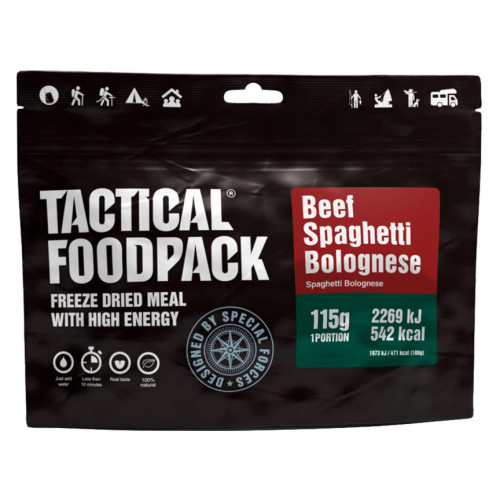 Tactical Foodpack Beef Spaghetti Bolognese 115g