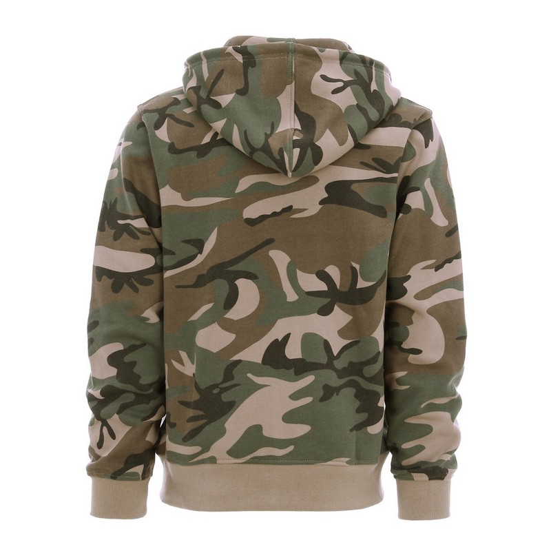 Hoodie with zip Woodland - Outdoorsman