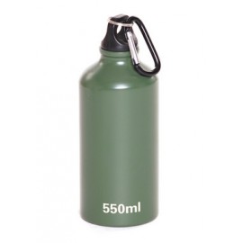 Aluminum bottle with carabiner