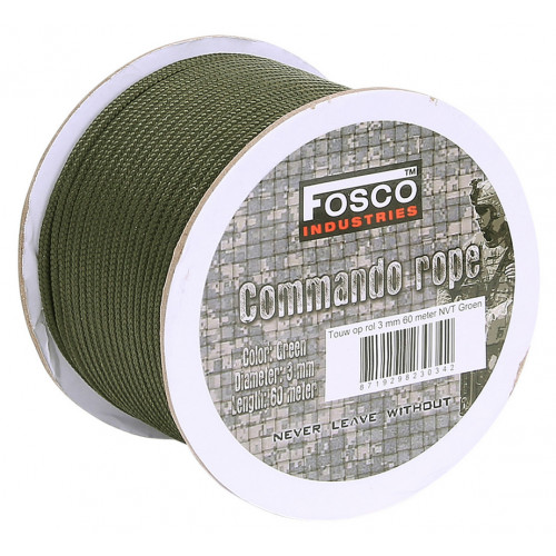 Utility rope on roll 3 mm 60 mtr