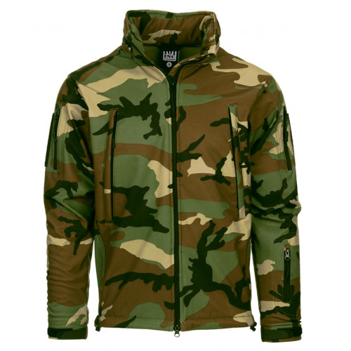 Softshell jakke Woodland Camo